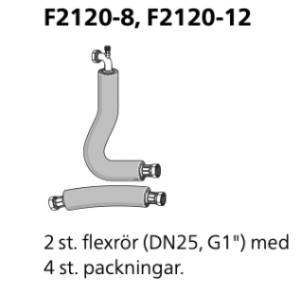 TUYAU FLEXIBLE F21XX 8/12kW