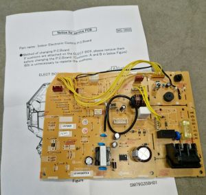Carte de circuit imprimé unité intérieure pour Mitsubishi MSZ-HR25VF-E2