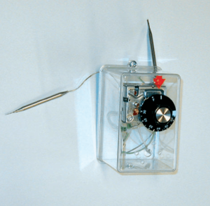 Couvercle complet, thermostat, bouton
