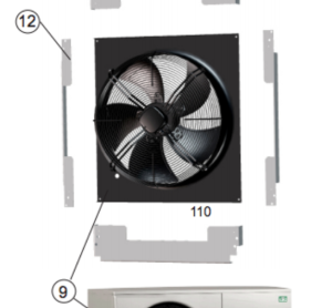Ventilateur pour CTC Ecoair 110