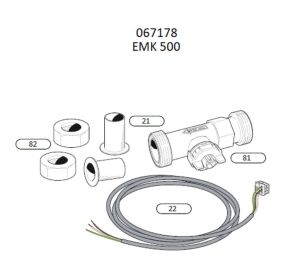 Kit compteur dénergie Nibe EMK500