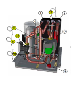 Transducteur 22kΩ saumure encastré 1,2m