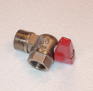 Vanne à bille coudée R20 x R15