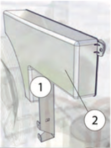 Couvercle en plastique Ensemble électrique EA400