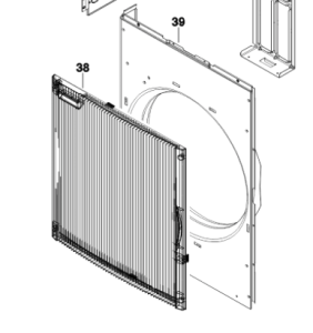 038A. Grille de ventilateur pour IVT Air Combo 60