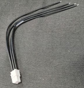 Connecteur DR RS 4 broches, 2 rangées Molex Mini Fit JR avec câble de 30 cm