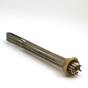 Cartouche électrique 3 + 6 kW (9kW) Ronde 2" 8,9W/CM2 Longueur = 465 mm