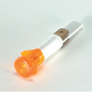Feu clignotant, rond, orange avec tige EK 15 E vide réf. 145422