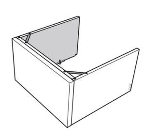 Armoire supérieure 345 mm pour NIBE F-730, F-750 et F-110