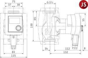 Pompe de circulation Wilo Stratos Pico 25/1 - 6 Faible consommation dénergie
