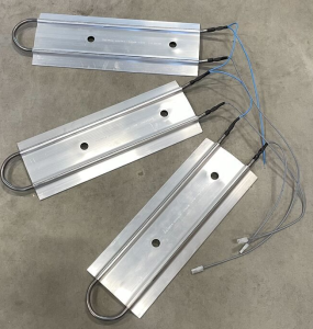 Boucliers thermiques avec câblage